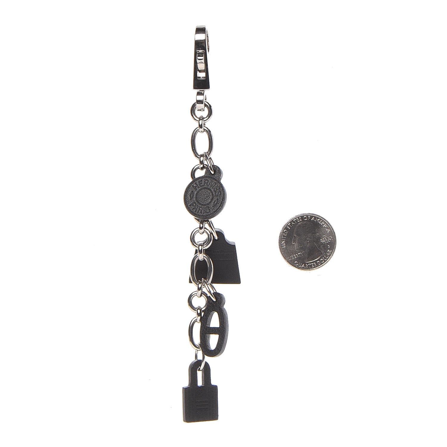 Hermes Barenia Breloque Olga Amulette Bag Charm Black 2 of 3