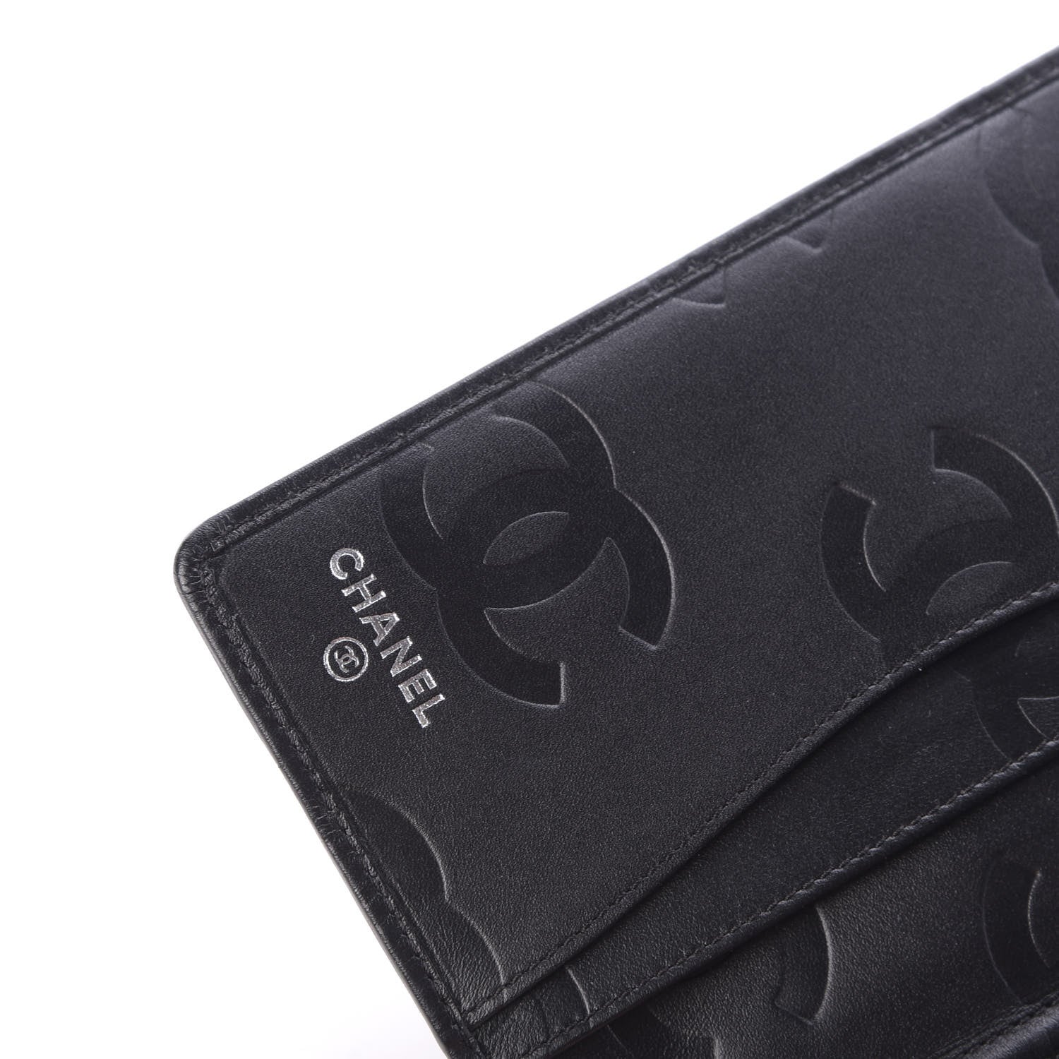 Chanel Calfskin Quilted Small Cambon Agenda Planner Black 8 of 12
