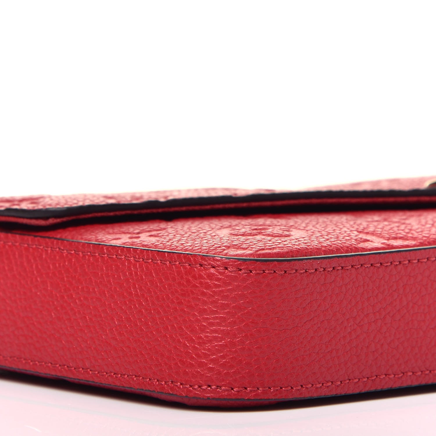 Louis Vuitton Empreinte Pochette Felicie Chain Wallet Scarlet 8 of 9