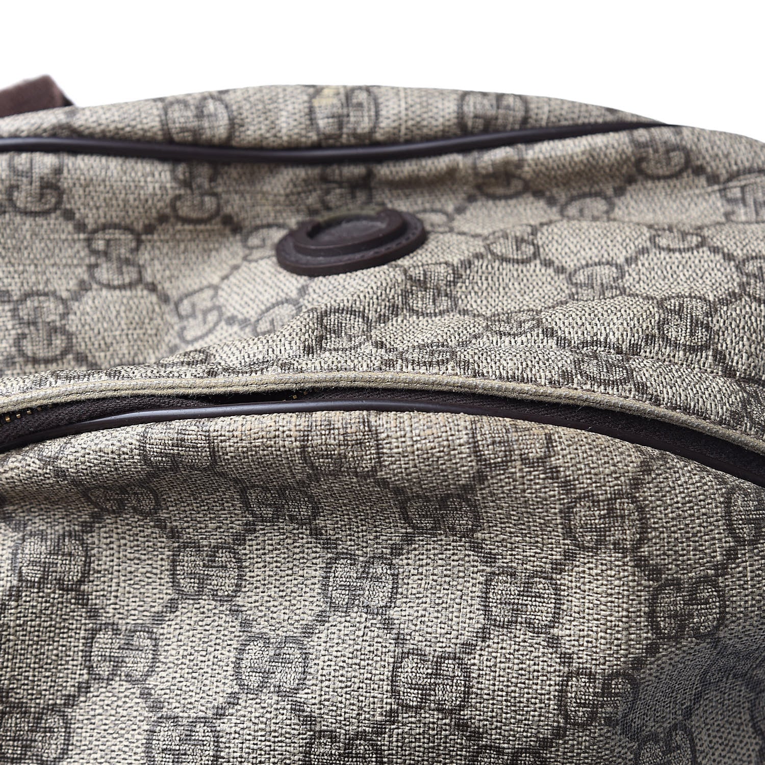 Gucci GG Plus Monogram Interlocking G Medium Backpack Dark Brown 15 of 16