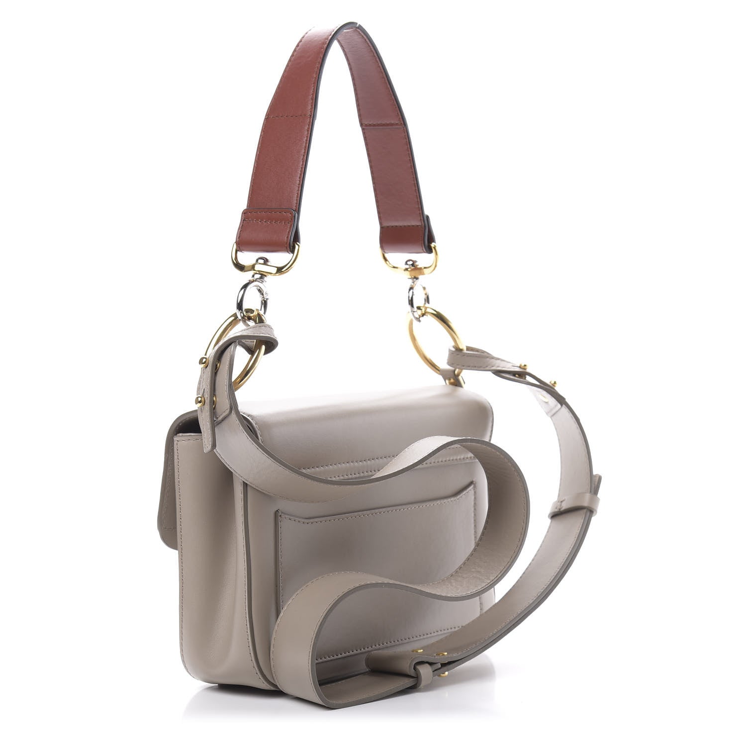 Chloe Calfskin Small C Double Carry Motty Grey 3 of 11