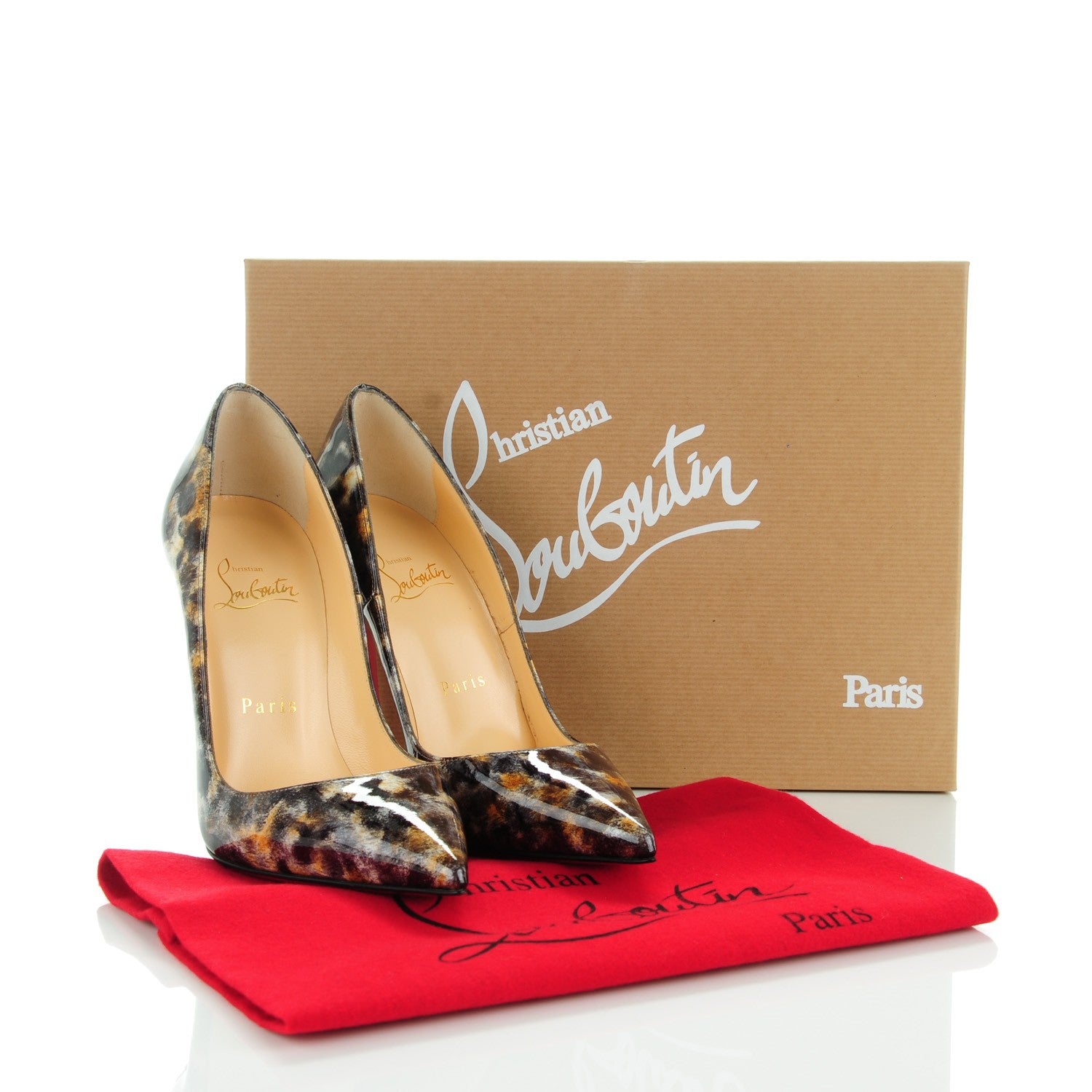 Christian Louboutin Patent Vernis Mouchete So Kate 120 Pumps 35.5 Black 8 of 8