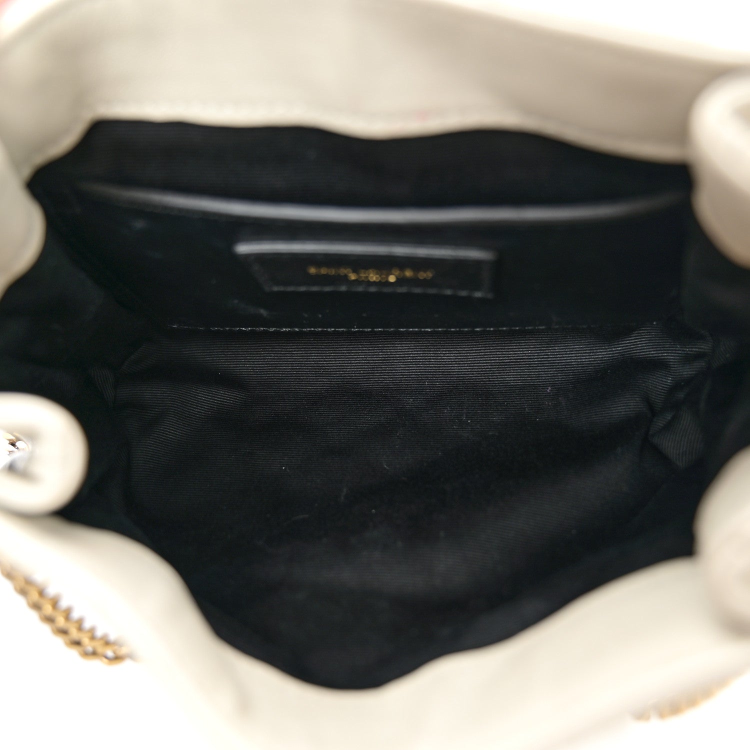 Saint Laurent Lambskin Quilted Monogram Mini Nolita Blanc Vintage 5 of 12