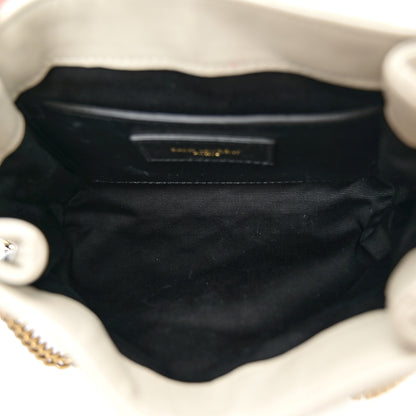 Saint Laurent Lambskin Quilted Monogram Mini Nolita Blanc Vintage 5 of 12
