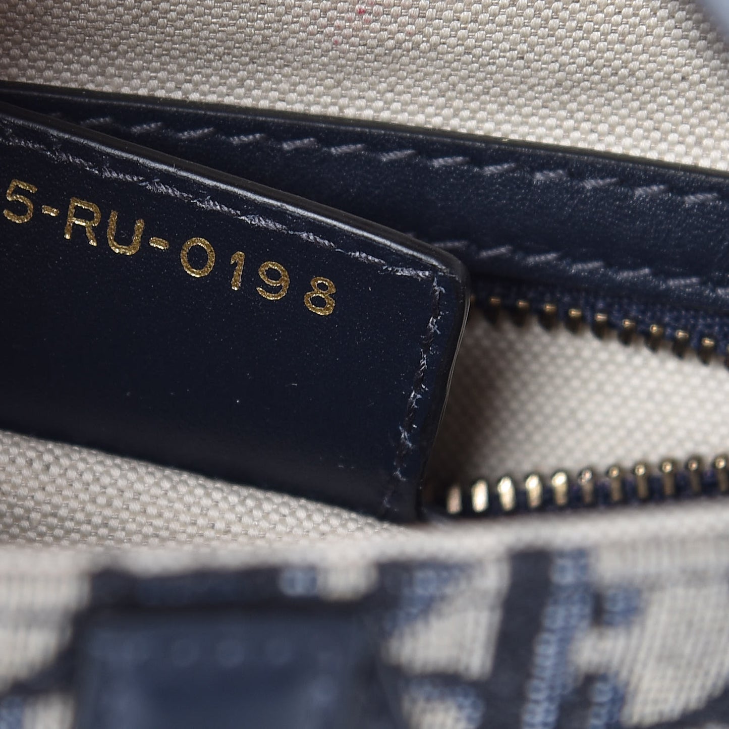 Oblique Saddle Bag Blue