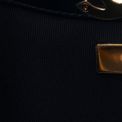 Chanel Shiny Lambskin Quilted 31 Shopping Bag Navy 7 of 10