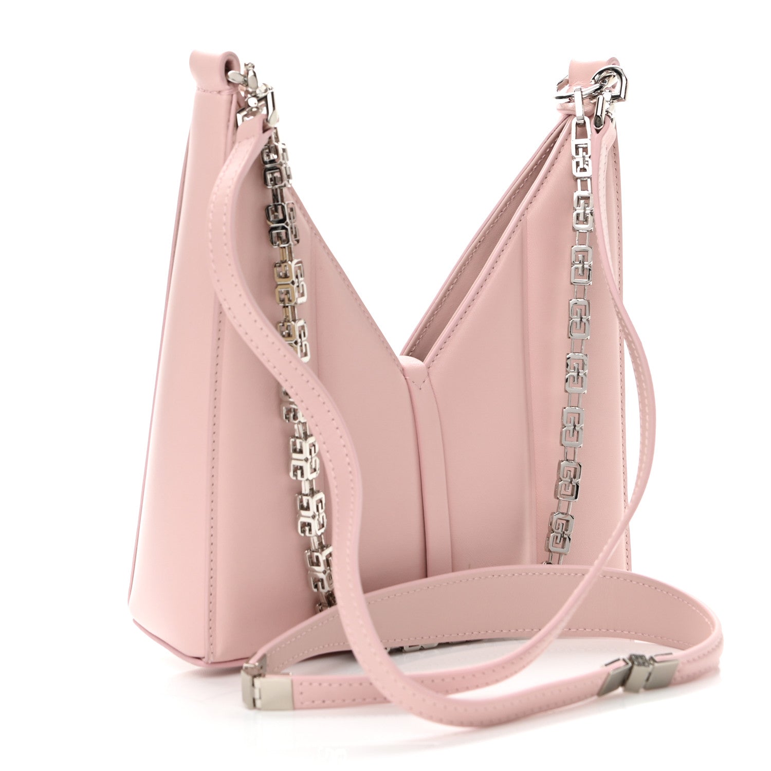 Givenchy Lambskin Padded Mini Cut Out Shoulder Bag Blush Pink 3 of 10