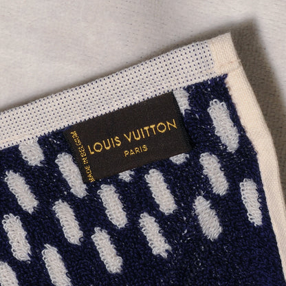 Louis Vuitton Cotton Damier Azur Towel 5 of 6