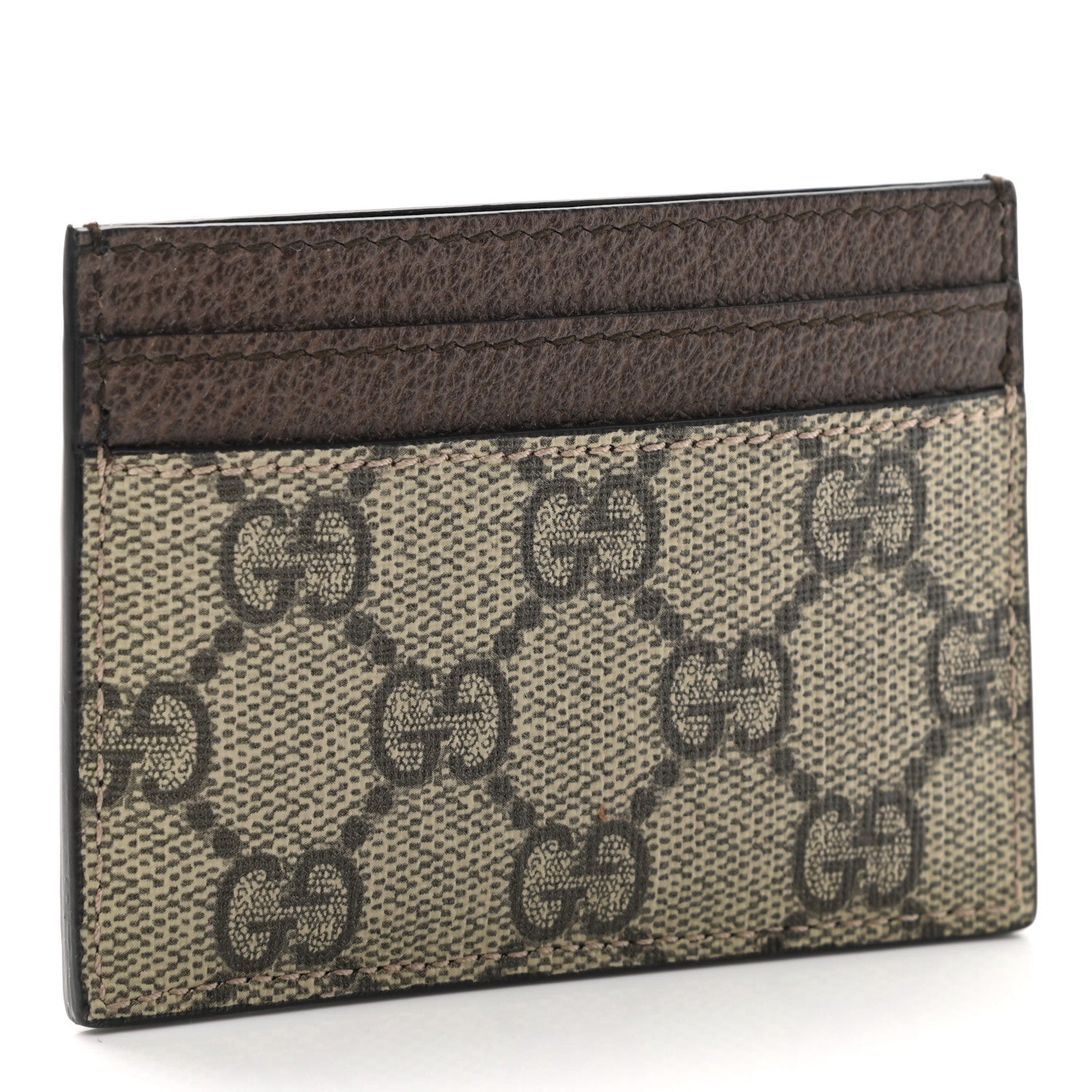 Gucci GG Supreme Monogram Ophidia Card Holder Brown 3 of 6