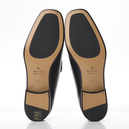 Gucci Goatskin Mens Horsebit Loafers 8.5 Black 5 of 9