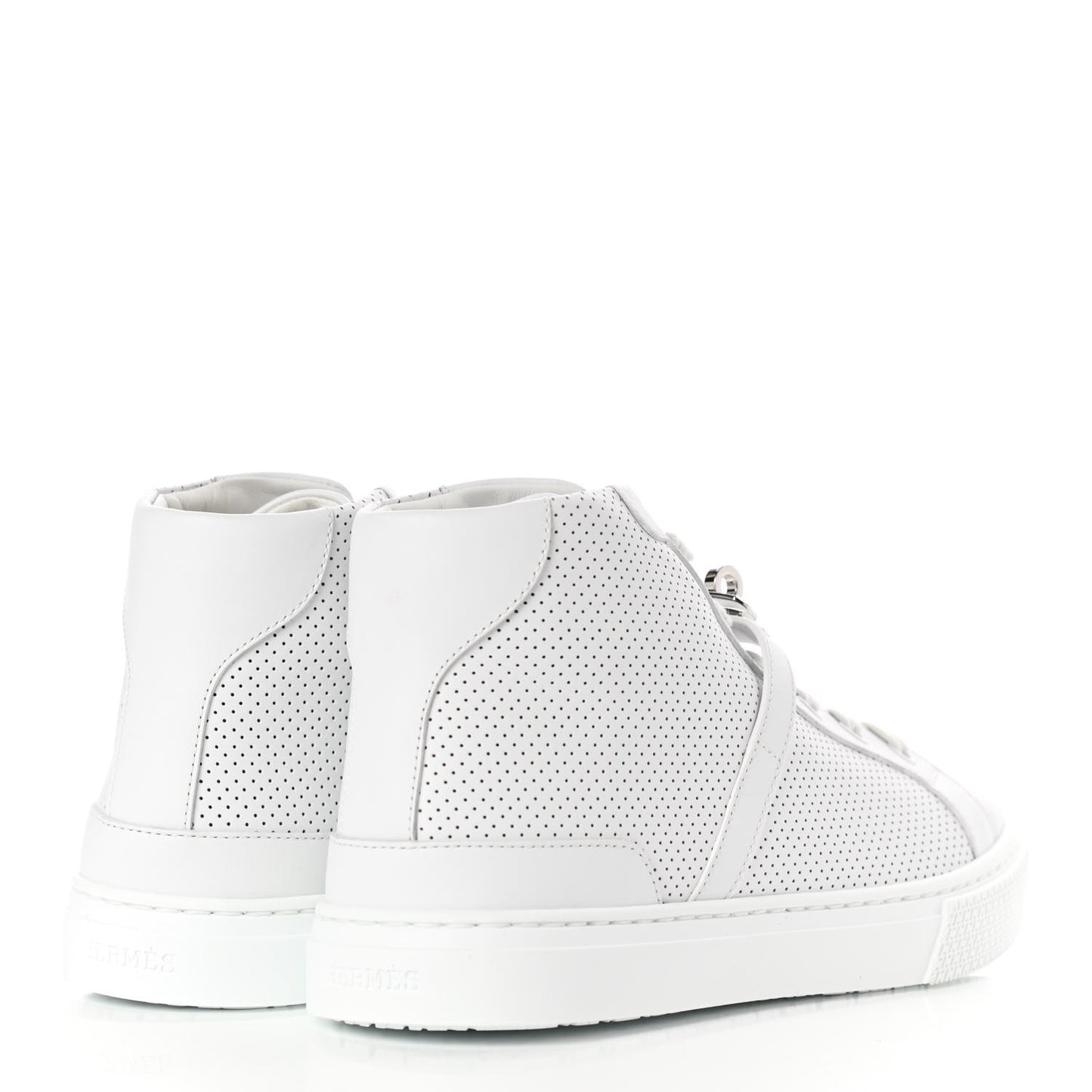 Calfskin Perforated Daydream Sneakers 37 White
