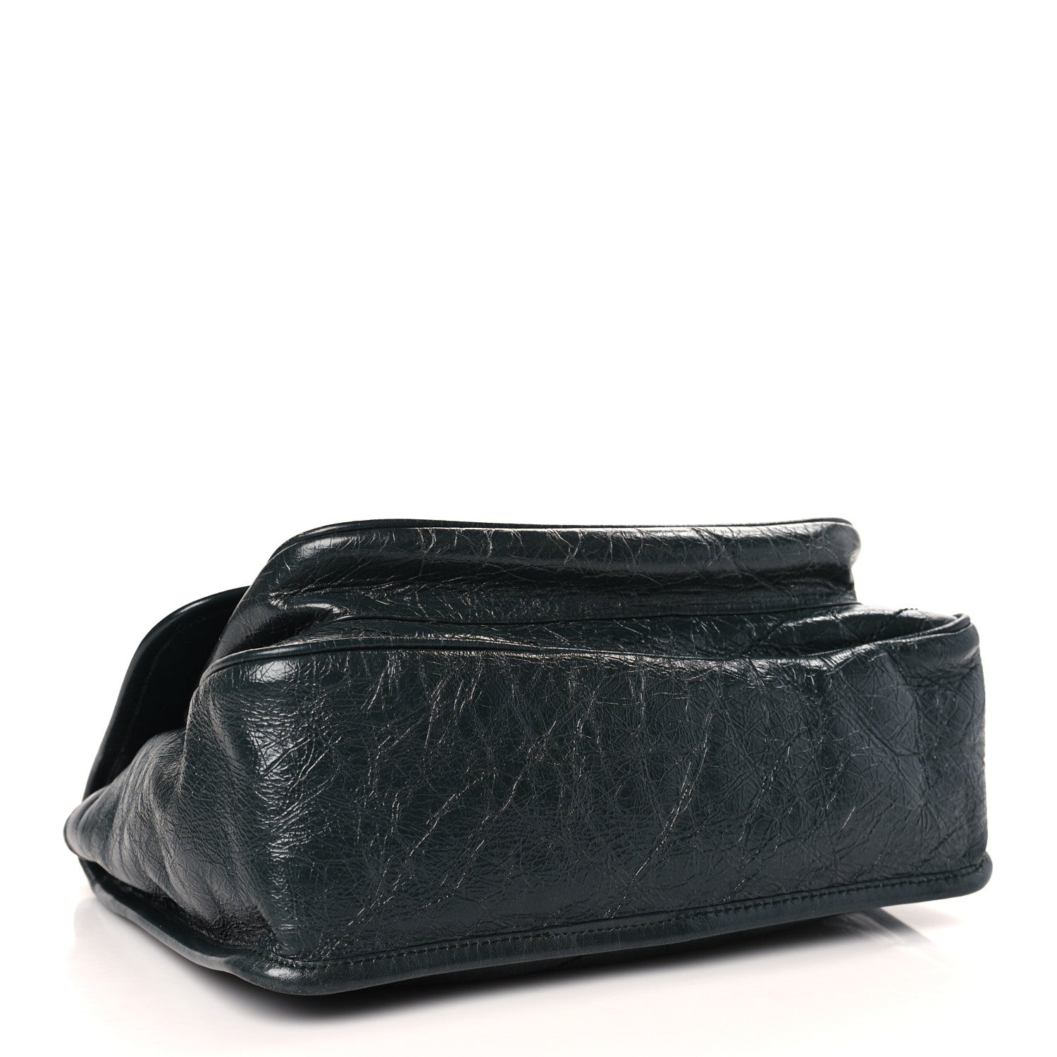 Saint Laurent Crinkled Calfskin Matelasse Monogram Medium Niki Chain Satchel Dark Green 4 of 9
