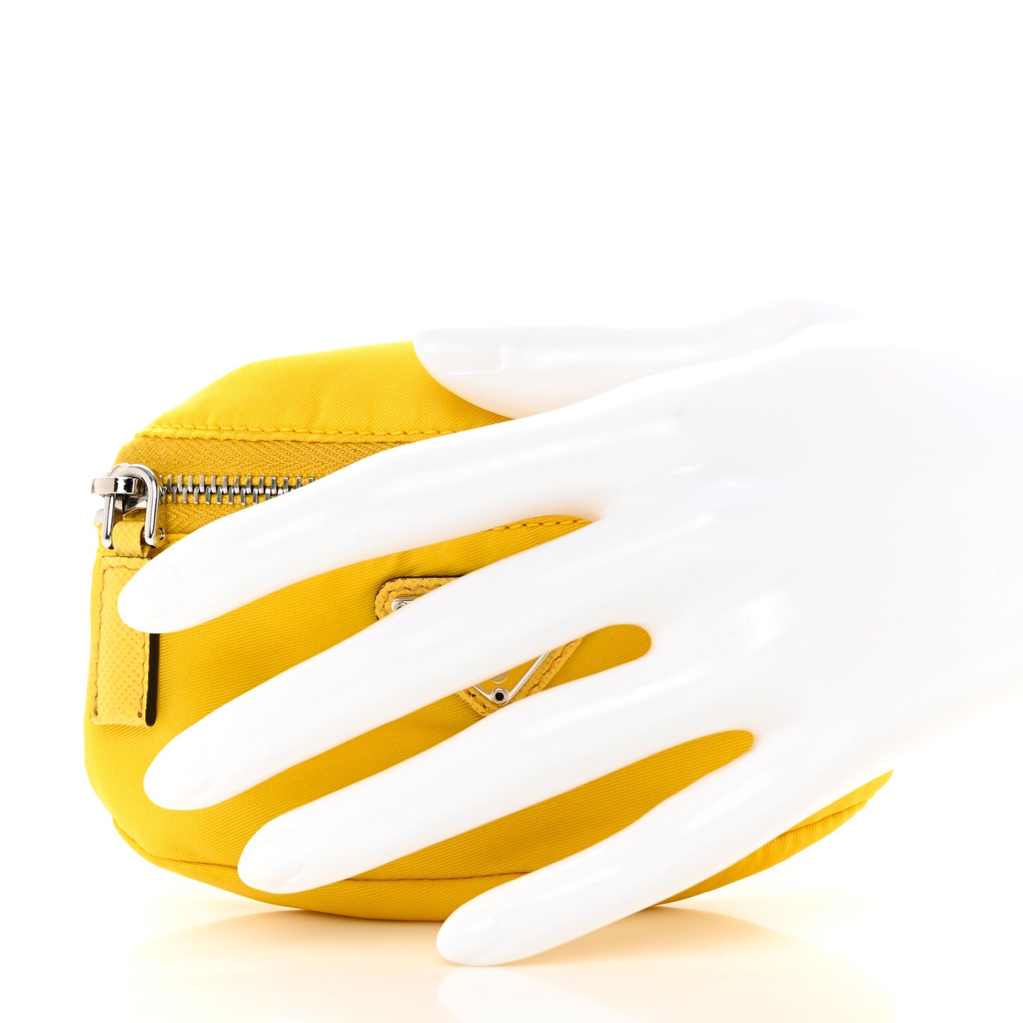 Tessuto Nylon Wrist Pouch Giallo