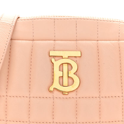 Burberry Lambskin Quilted Mini Lola Camera Bag Peach 7 of 11