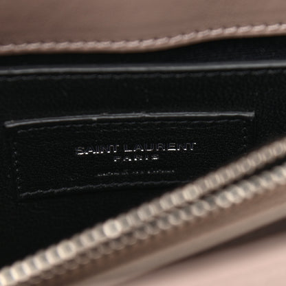 Saint Laurent Calfskin Y Quilted Monogram Small Loulou Chain Satchel Taupe Sable 5 of 11