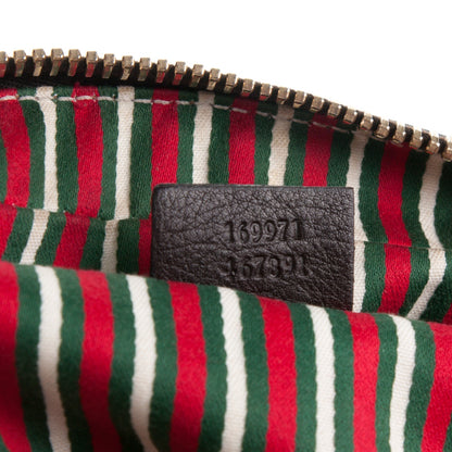 Gucci Monogram New Britt Medium Boston Dark Brown 7 of 7