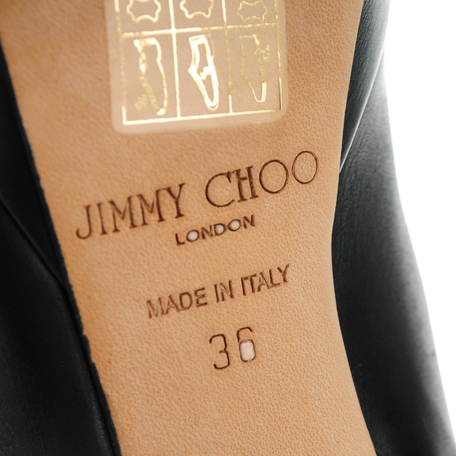 Jimmy Choo Nappa Major Knee High Platform Boots 36 Black 6 of 7