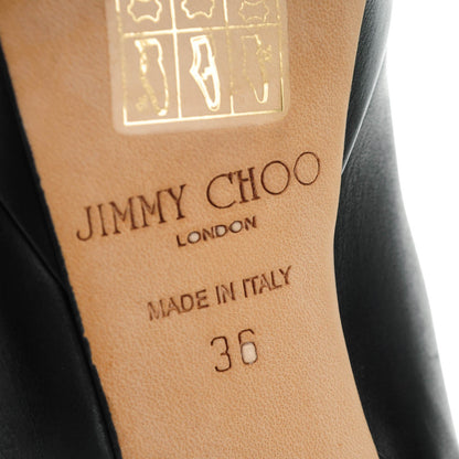 Jimmy Choo Nappa Major Knee High Platform Boots 36 Black 6 of 7