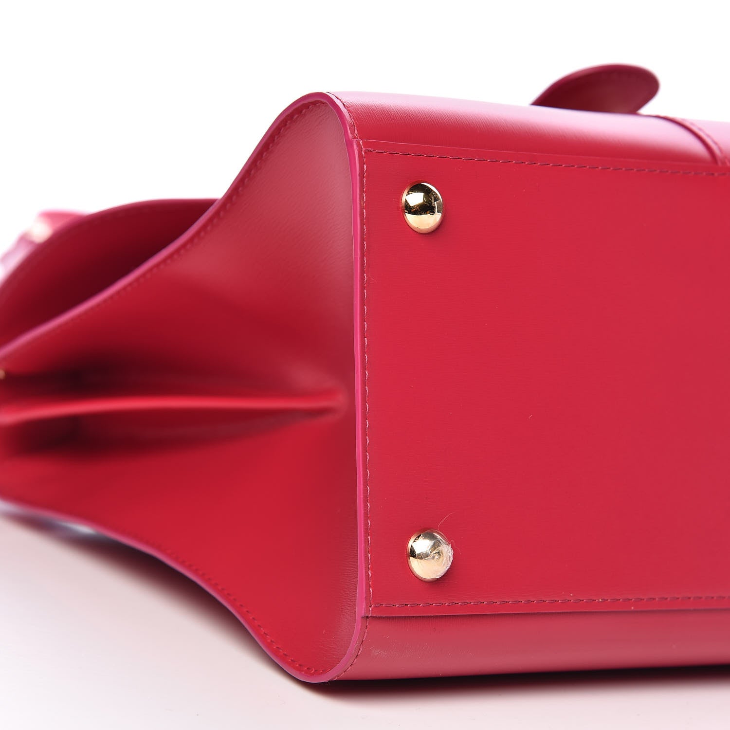 Delvaux Box Calfskin MM Brillant Satchel Framboise 9 of 10