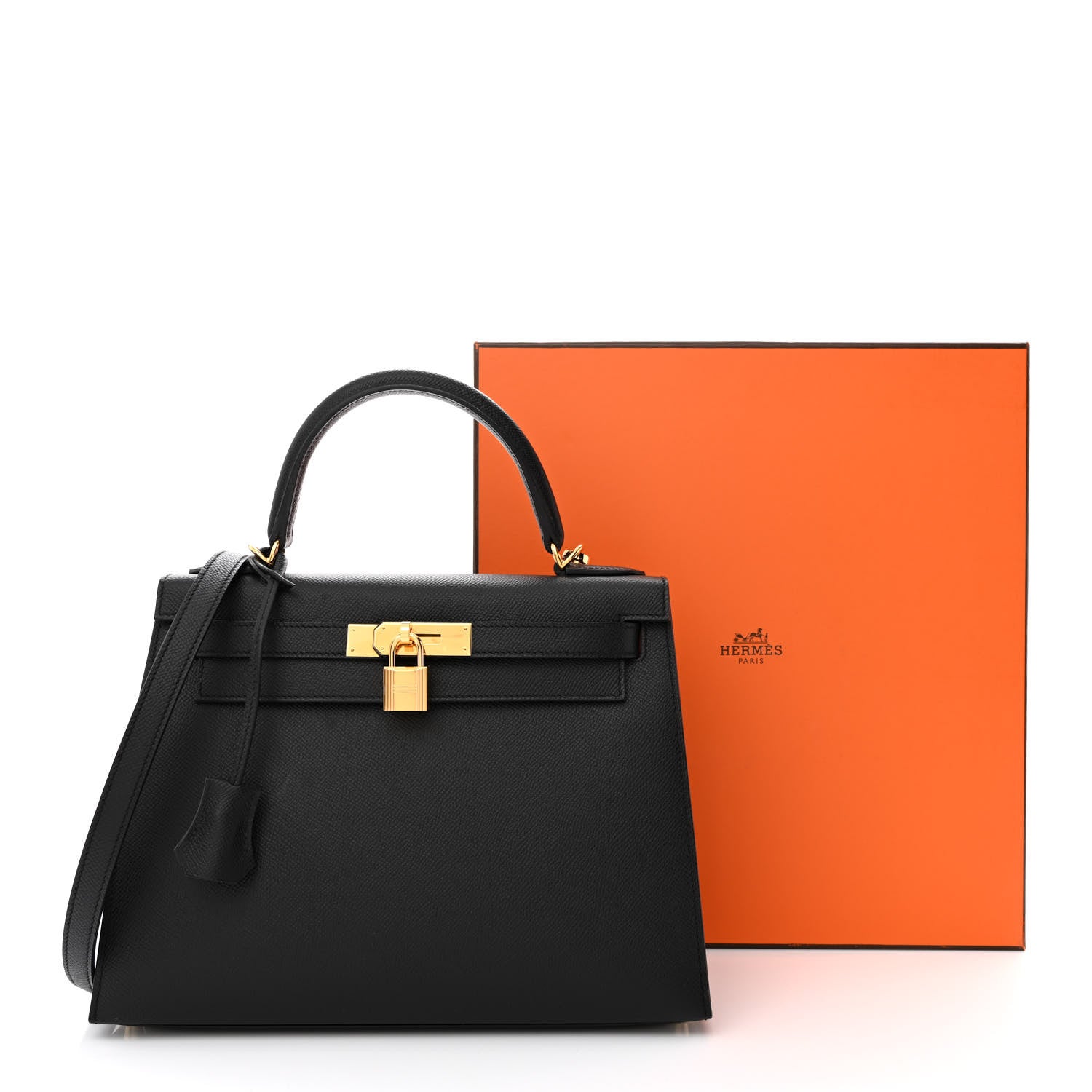 Hermes Epsom Kelly Sellier 28 Black 13 of 13