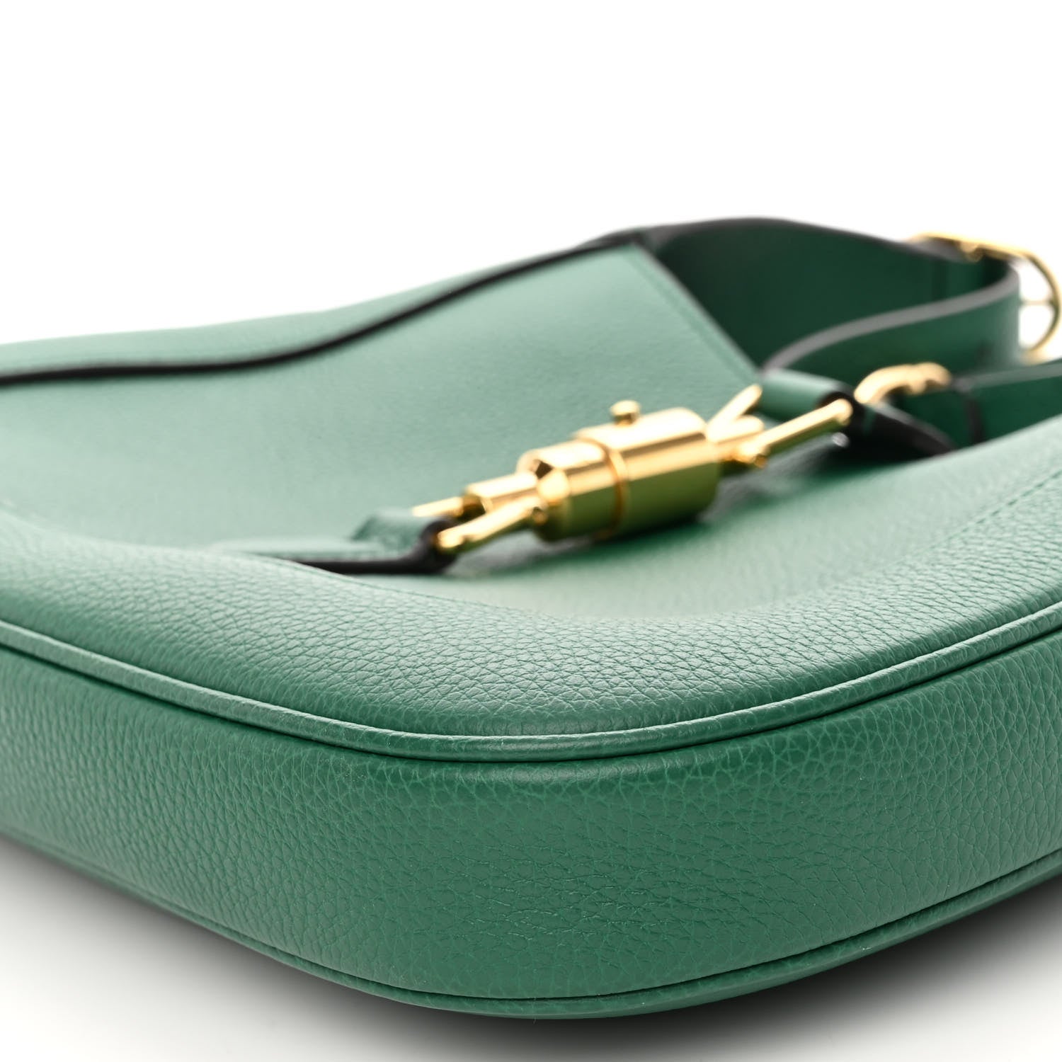 Gucci Grand Prix Calfskin Small Jackie 1961 Hobo Emerald 9 of 11