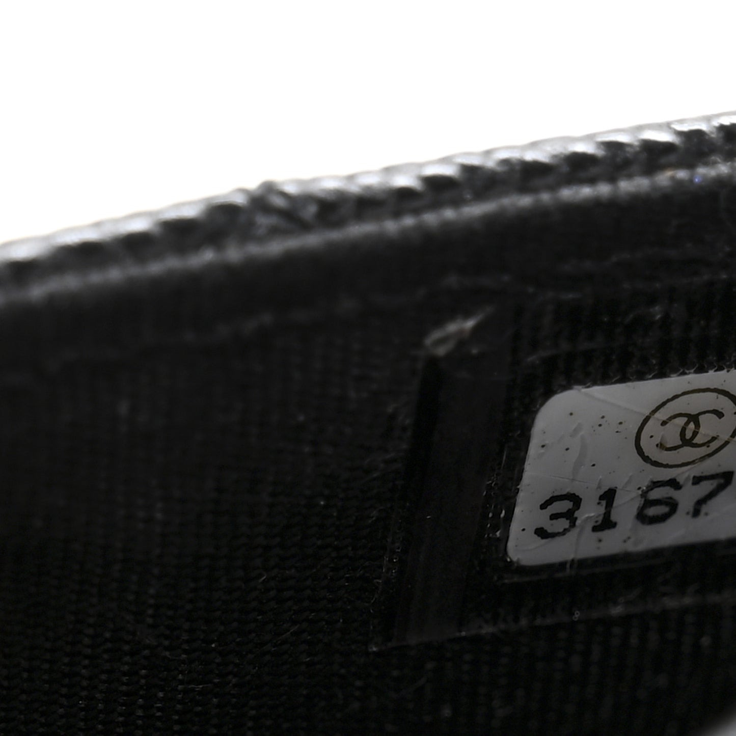 Caviar Quilted Boy Flap Card Holder Black