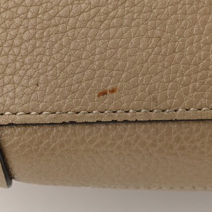 Celine Drummed Calfskin Nano Luggage Dune 25 of 33