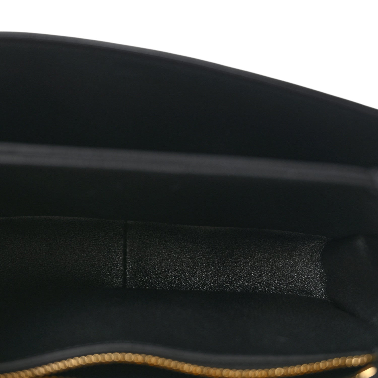 Celine Shiny Calfskin Teen Triomphe Black 4 of 12