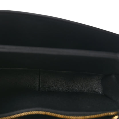 Celine Shiny Calfskin Teen Triomphe Black 4 of 12