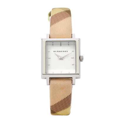 Burberry Stainless Steel Calfskin 28mm Nova Check Quartz Watch BU2004 1 of 6