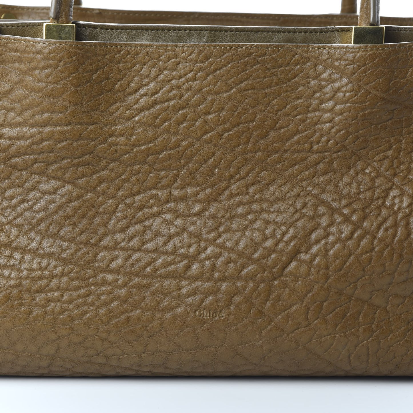 Pebbled Calfskin Dree Shoulder Bag Nut