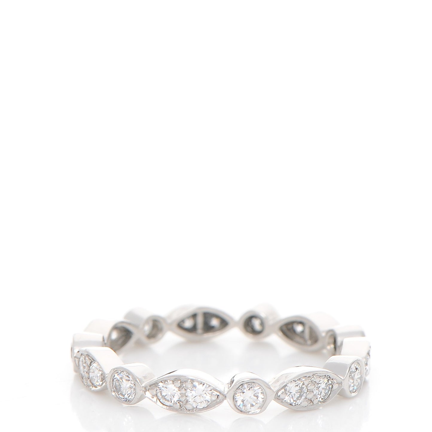 Platinum Diamond Jazz Ring 7