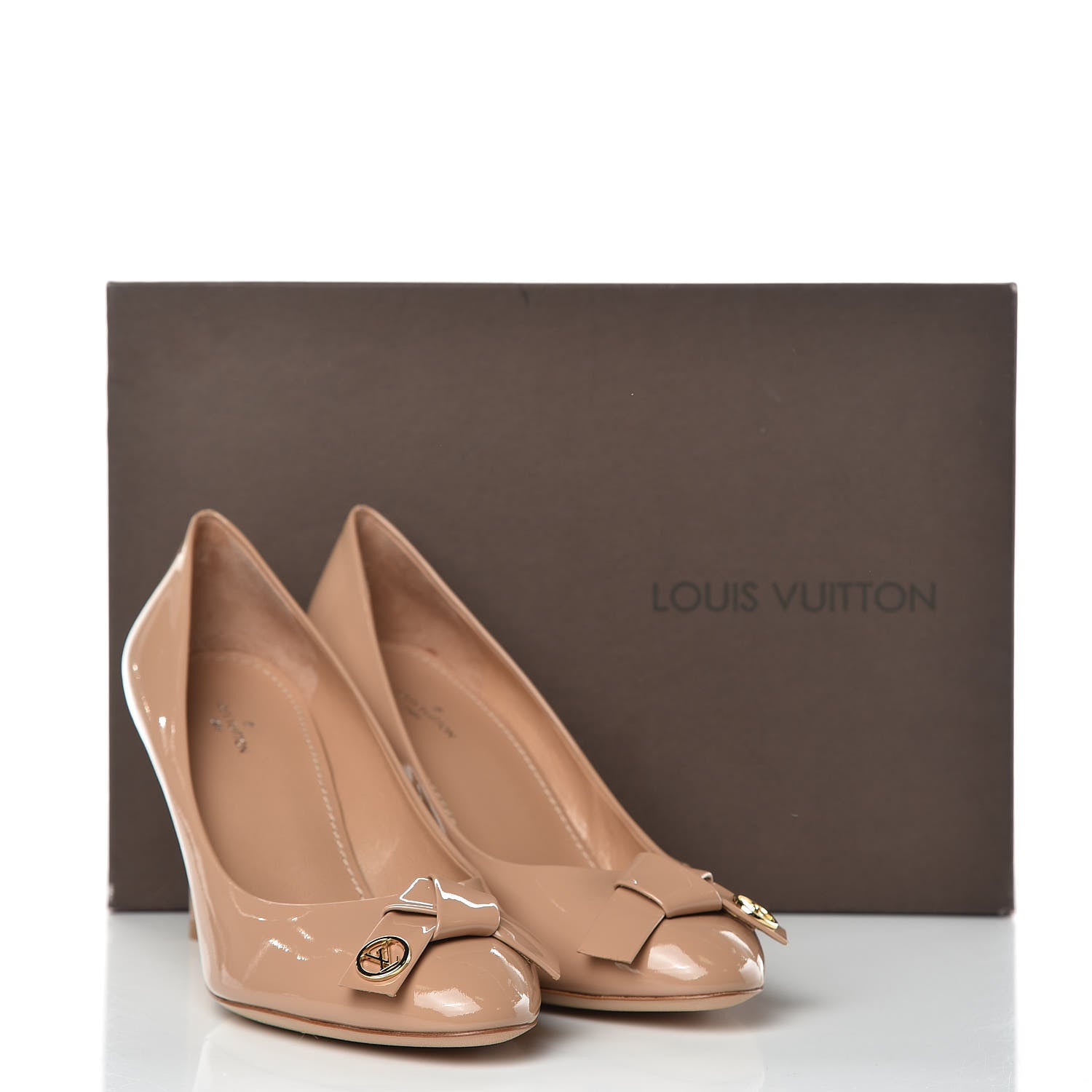 Louis Vuitton Patent Calfskin Fiancee Pumps 36.5 Ecru 12 of 12