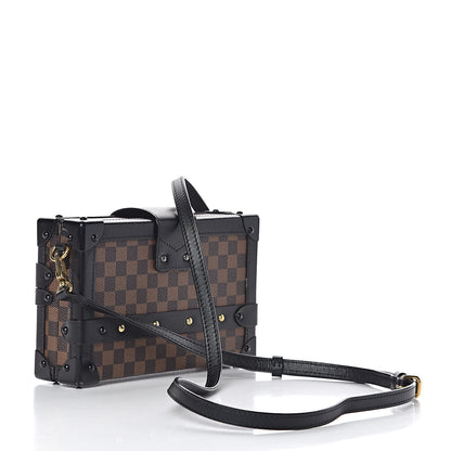 Louis Vuitton Damier Ebene Petite Malle Black 3 of 11