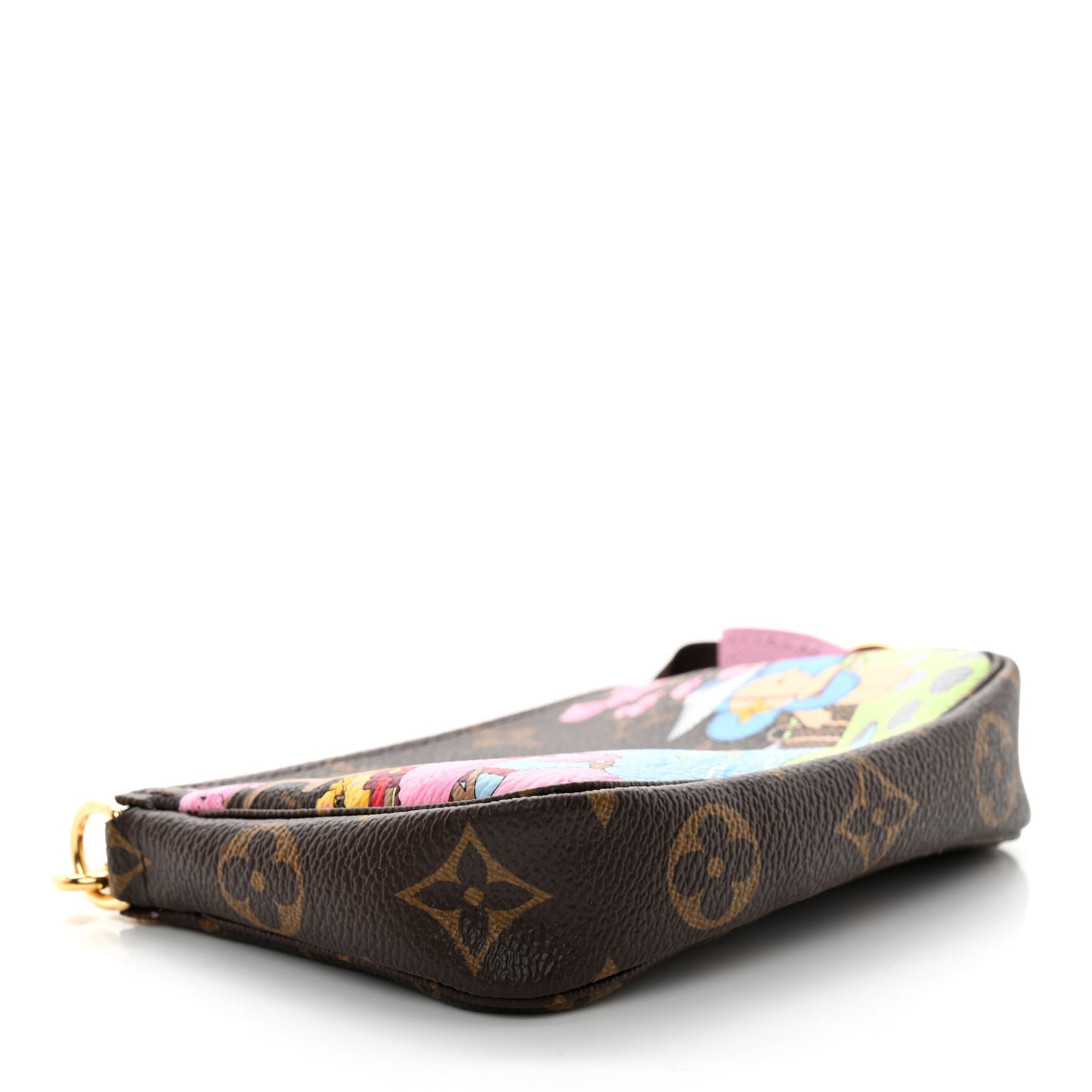 Monogram 2021 Christmas Animation Japanese Garden Mini Pochette Accessories Wisteria Pink