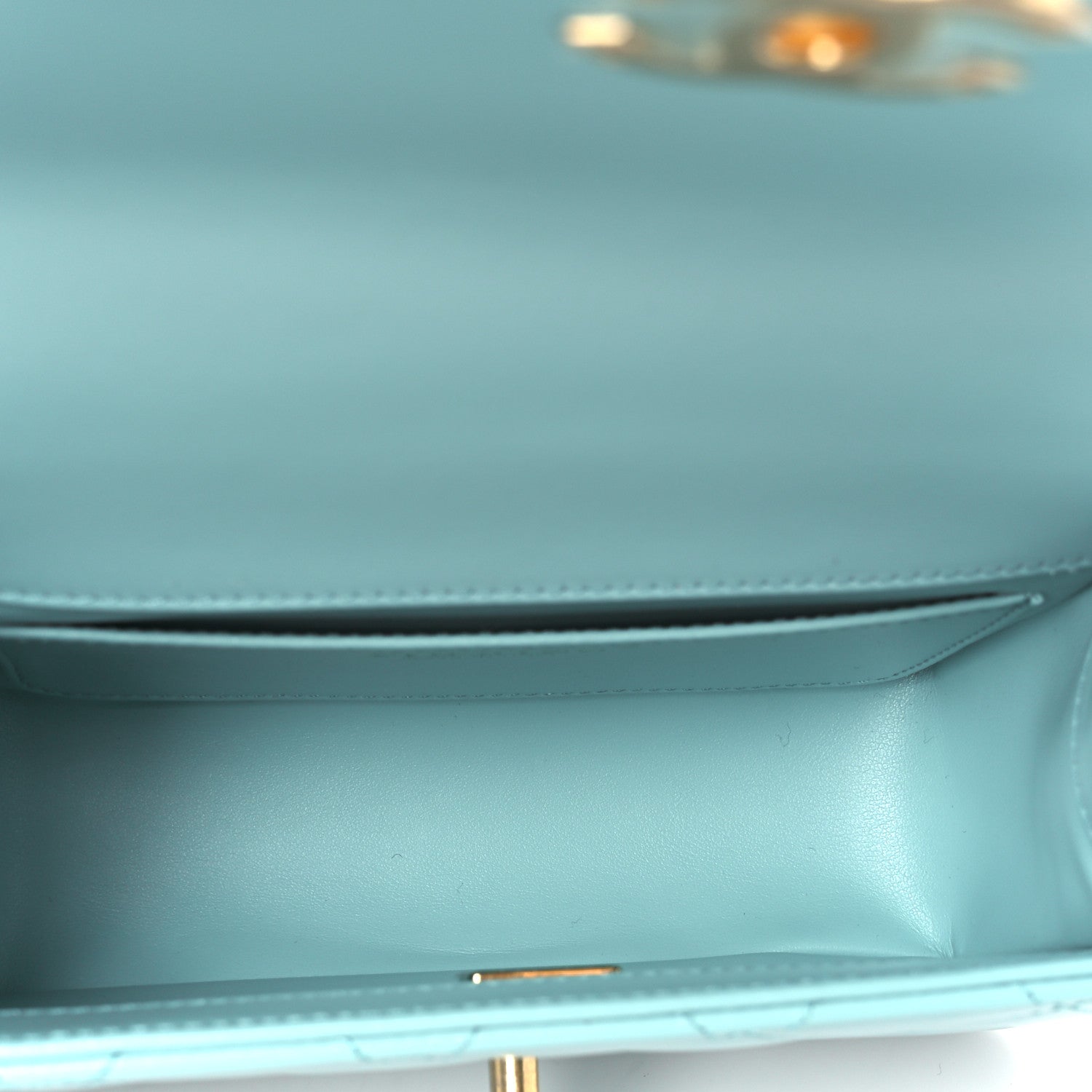 Chanel Calfskin Quilted Mini Perfect Fit Flap Turquoise 5 of 10
