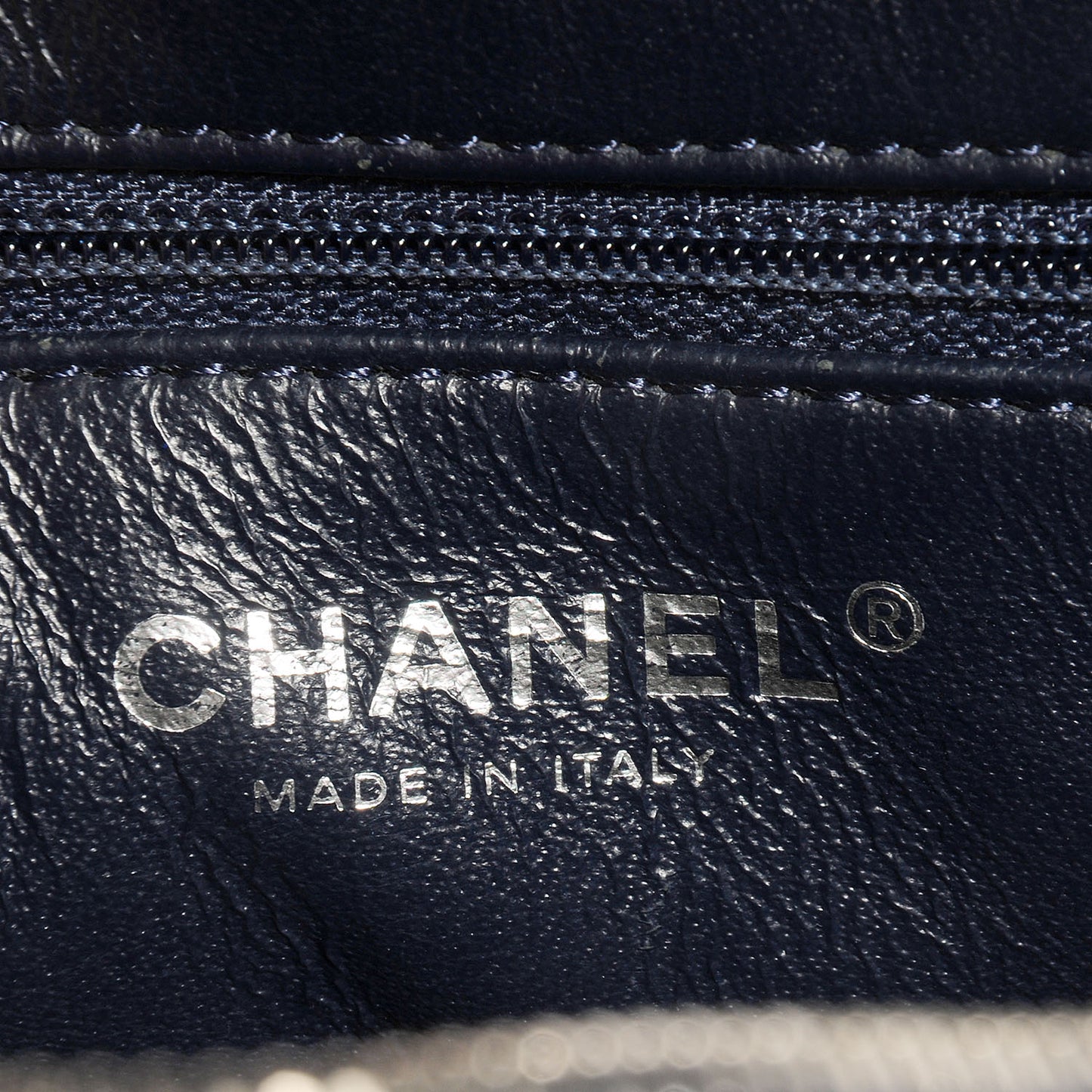Lambskin Medium Camera Case Navy
