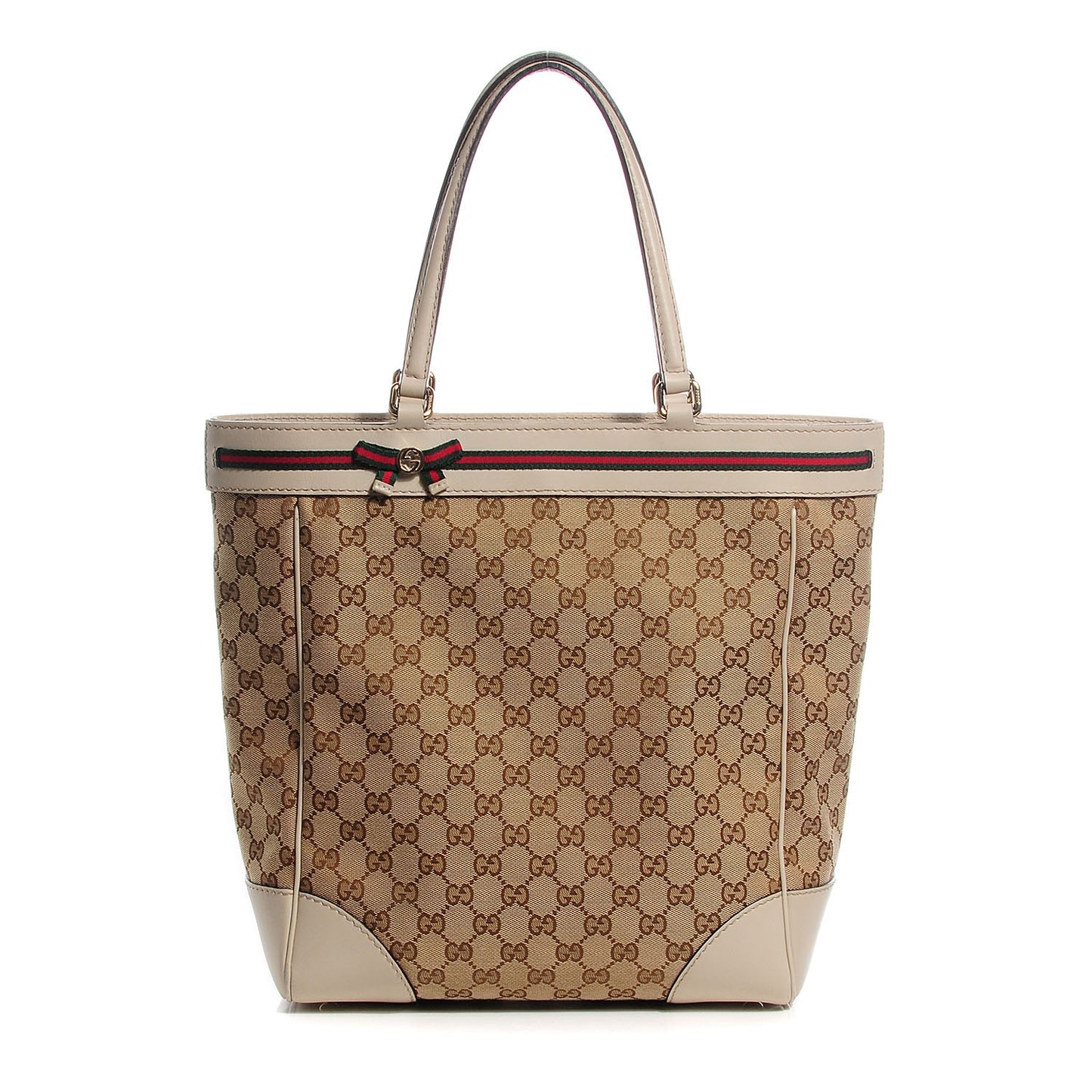Monogram Medium Mayfair Tote Off White