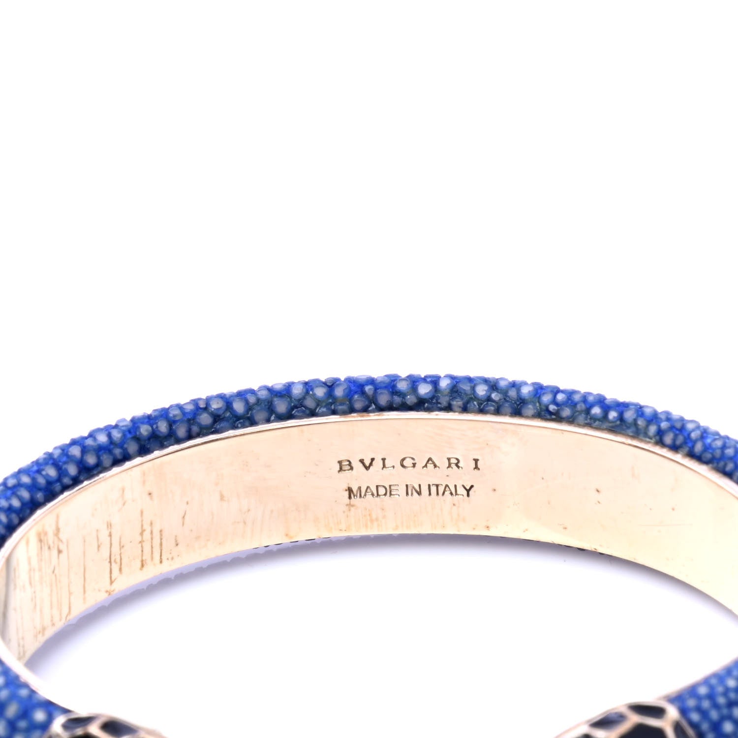 Bulgari Galuchat Serpenti Forever Bracelet Royal Sapphire 4 of 5
