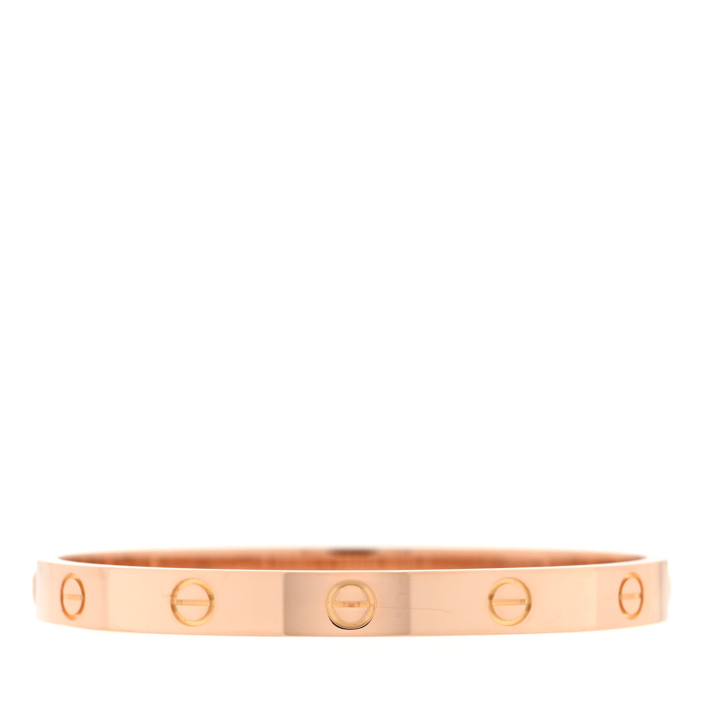 18K Pink Gold LOVE Bracelet 17