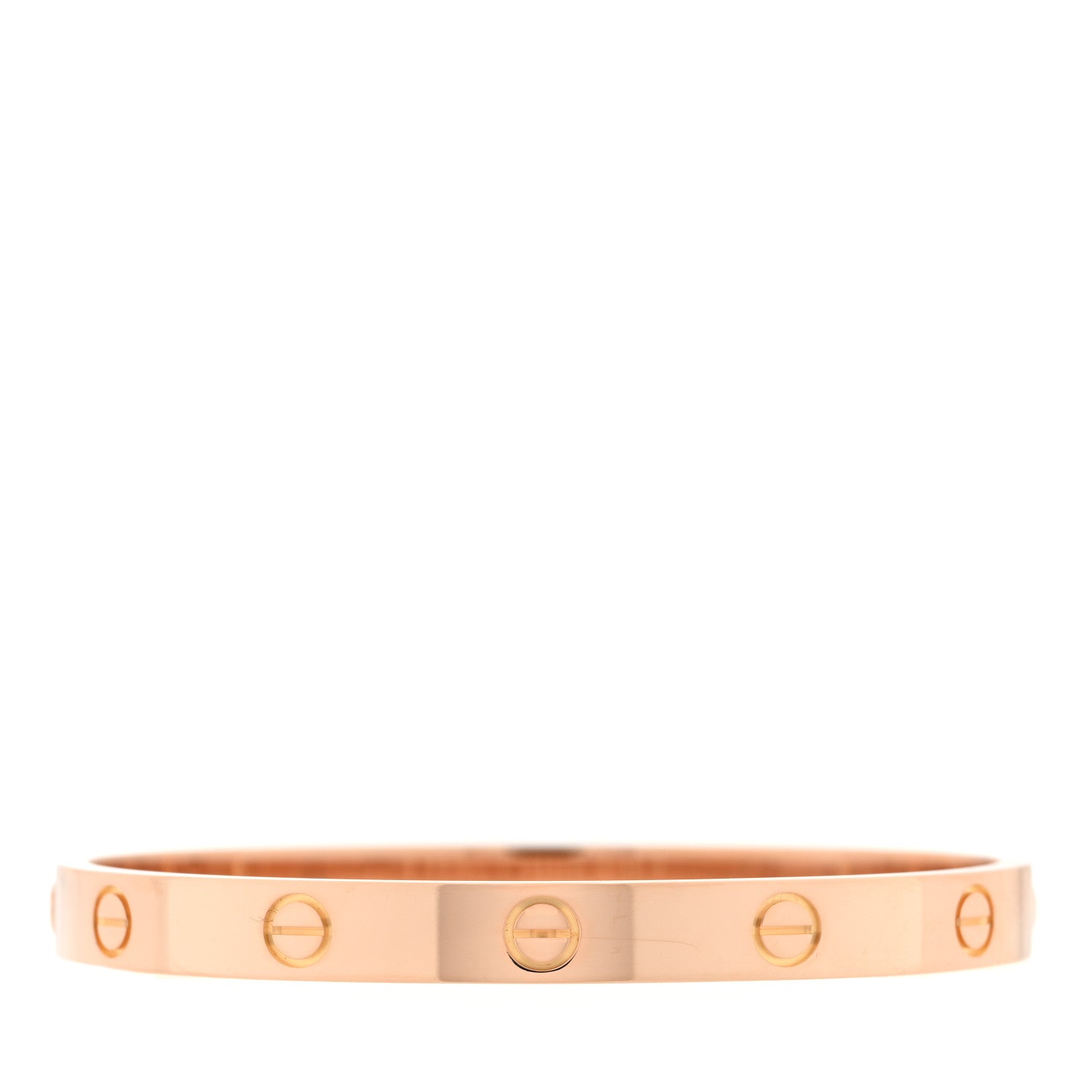 Cartier 18K Pink Gold LOVE Bracelet 17 2 of 7