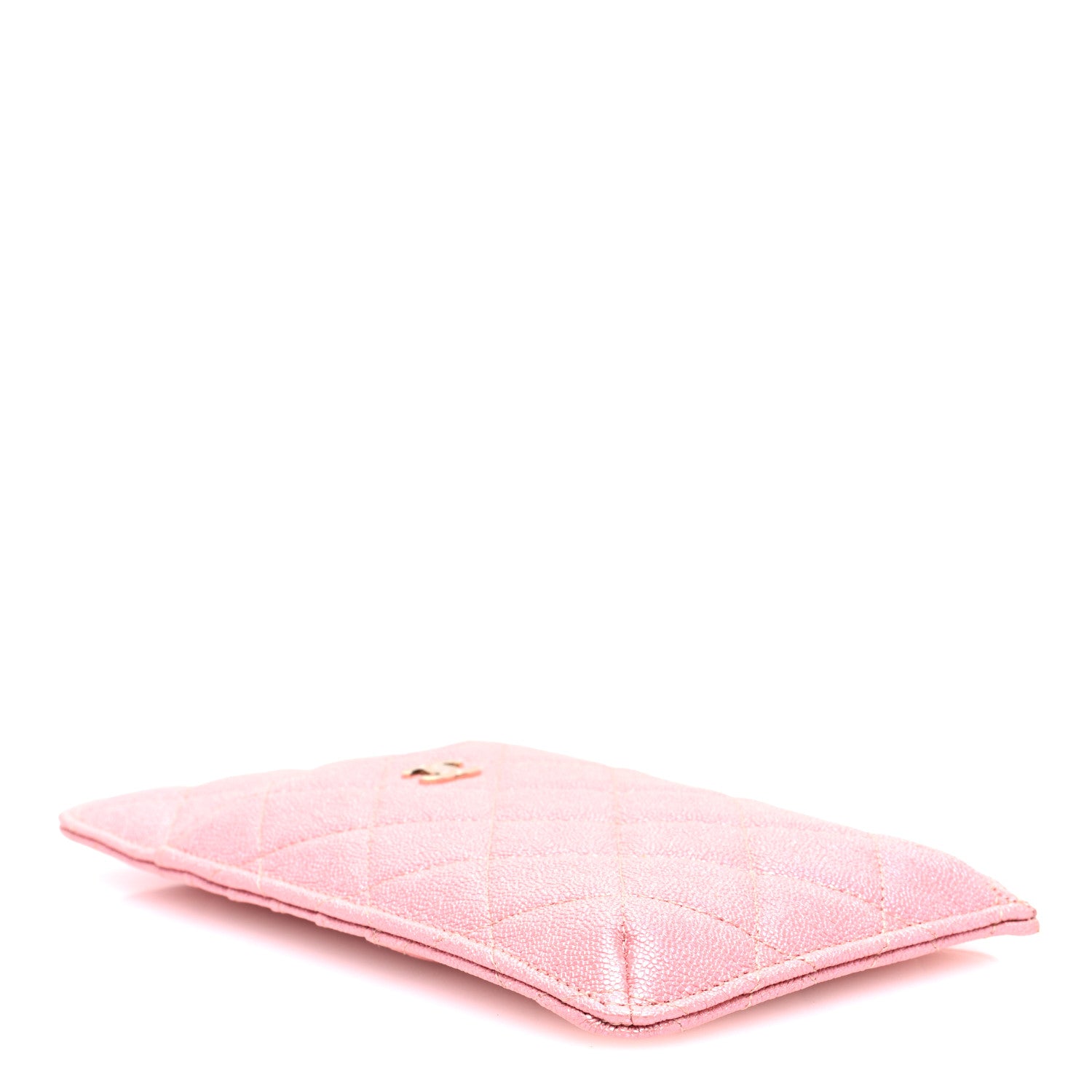 Chanel Iridescent Caviar Quilted Classic iPhone Pouch  Rose Pink 4 of 7