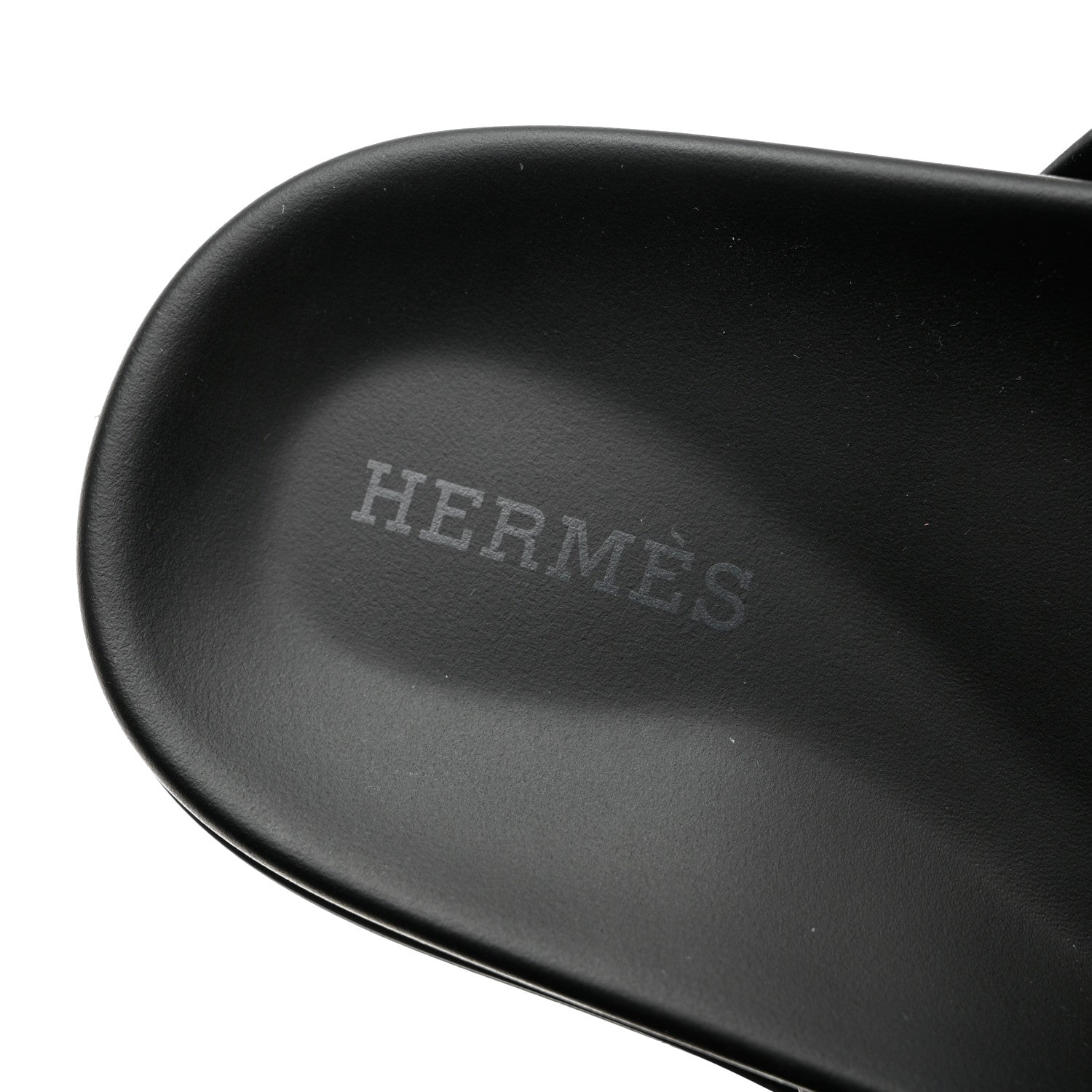 Hermes Calfskin Womens Chypre Sandals 35.5 Black 6 of 11