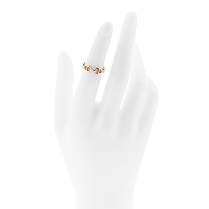 Hermes 18K Rose Gold PM Chaine d'Ancre Enchainee Ring 48 4.5 2 of 7
