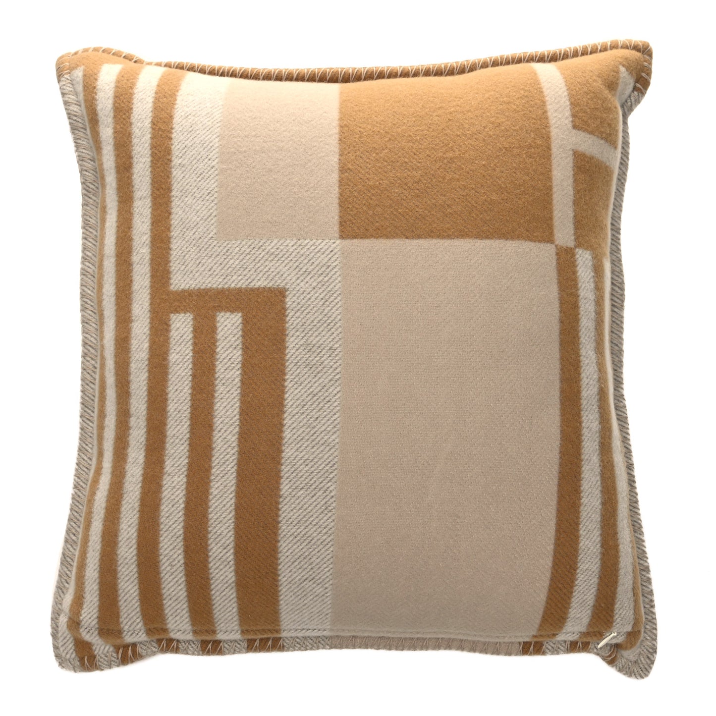 Wool Cashmere Ithaque Pillow Camel Beige