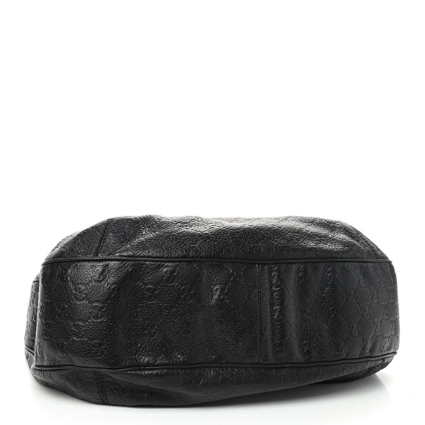 Guccissima Large New Ladies Web Hobo Black