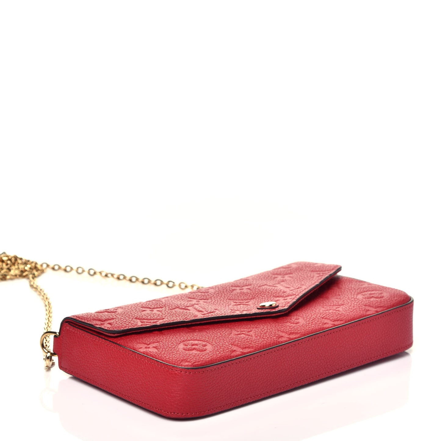 Empreinte Pochette Felicie Chain Wallet Scarlet