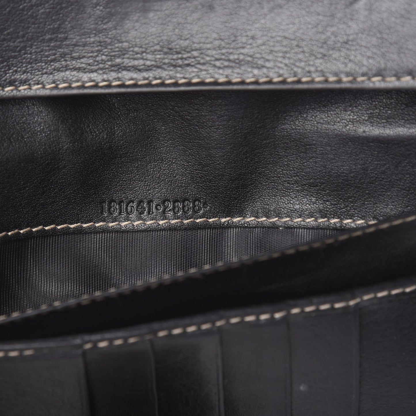 Calfskin Interlocking G Continental Bow Wallet Black