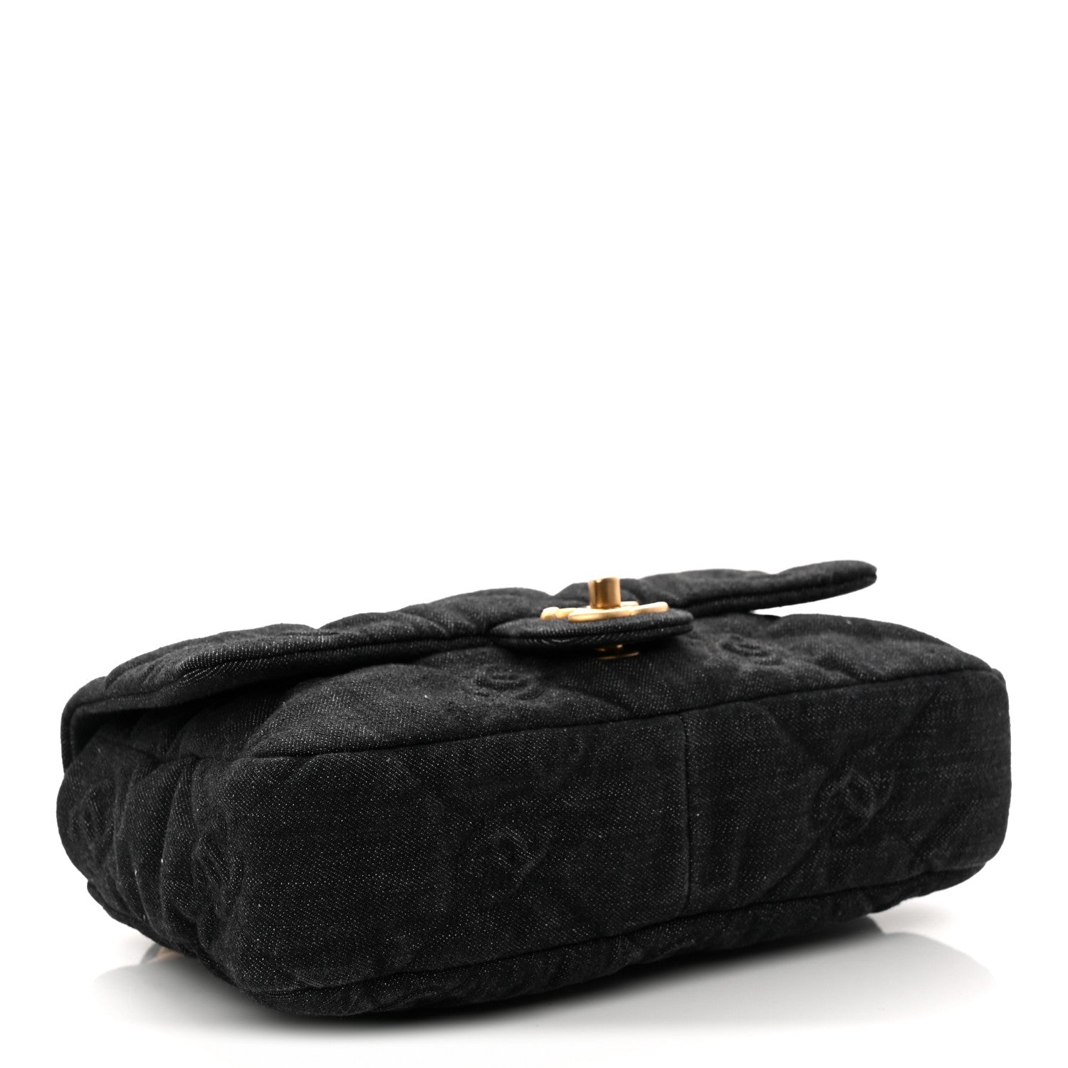 Chanel Denim Quilted Medium Funky Town Flap Black 4 of 10