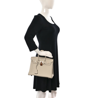 Hermes Togo Birkin 25 Craie 2 of 11